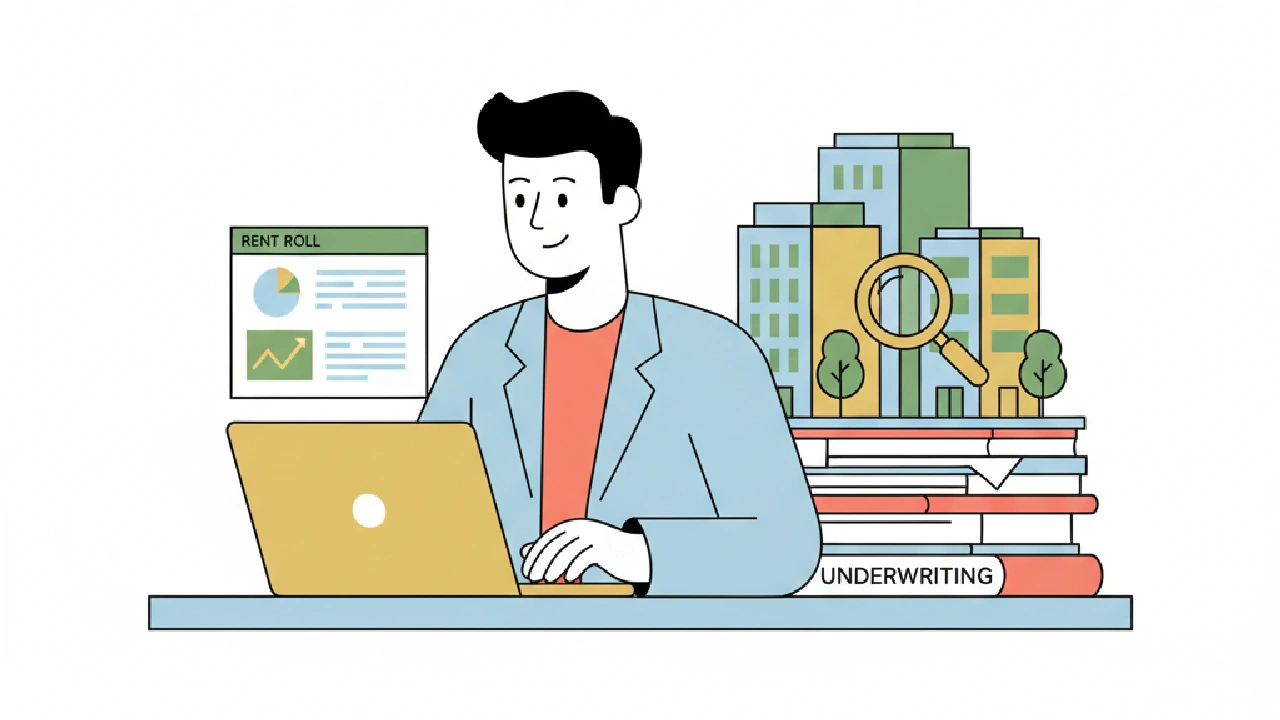 Flat vector illustration about What Is Underwriting in Real Estate: A Practical Guide for commercial real estate professional