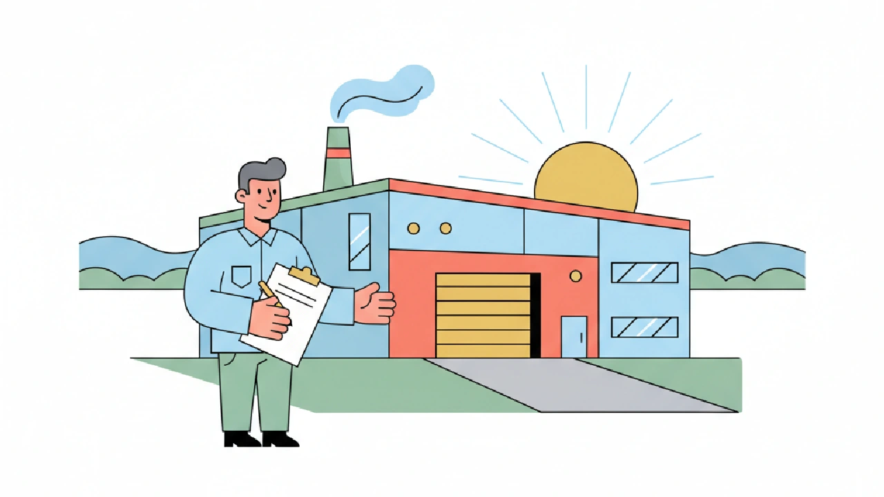 Flat vector illustration about Midwest Secondary Market Industrial Investing Playbook for commercial real estate professional