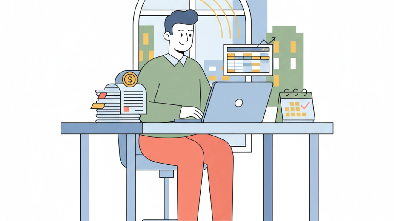 Flat vector illustration about The CRE Investor Annual Plan: Build a Practical Operating Plan for commercial real estate prof